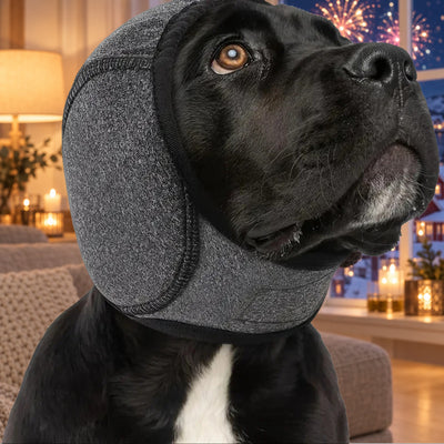 Hetta™ – blød ørehætte til hund med polstrede ørepuder