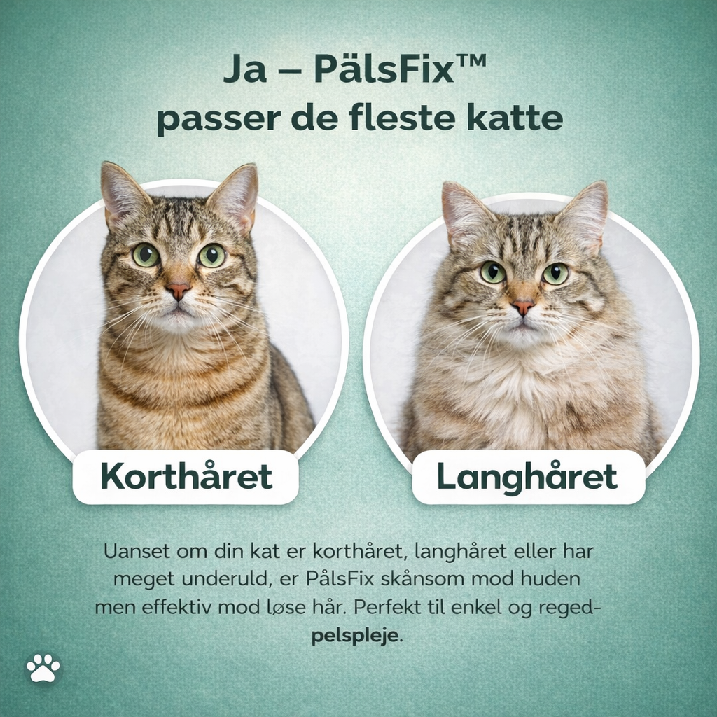 PälsFix™ – Nemmere fældning for dig og din kat
