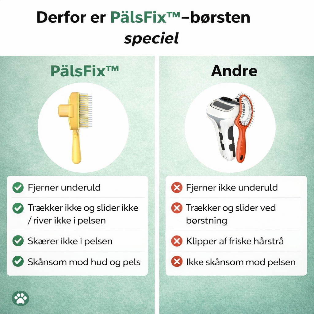 PälsFix™ – Nemmere fældning for dig og din kat