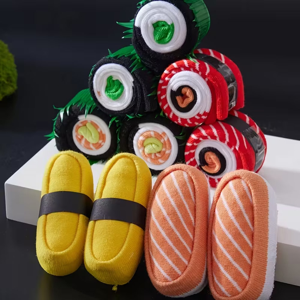 Sushisokker stablet som et sushifad