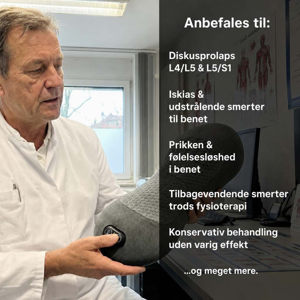 Anbefales til diskusprolaps og iskias