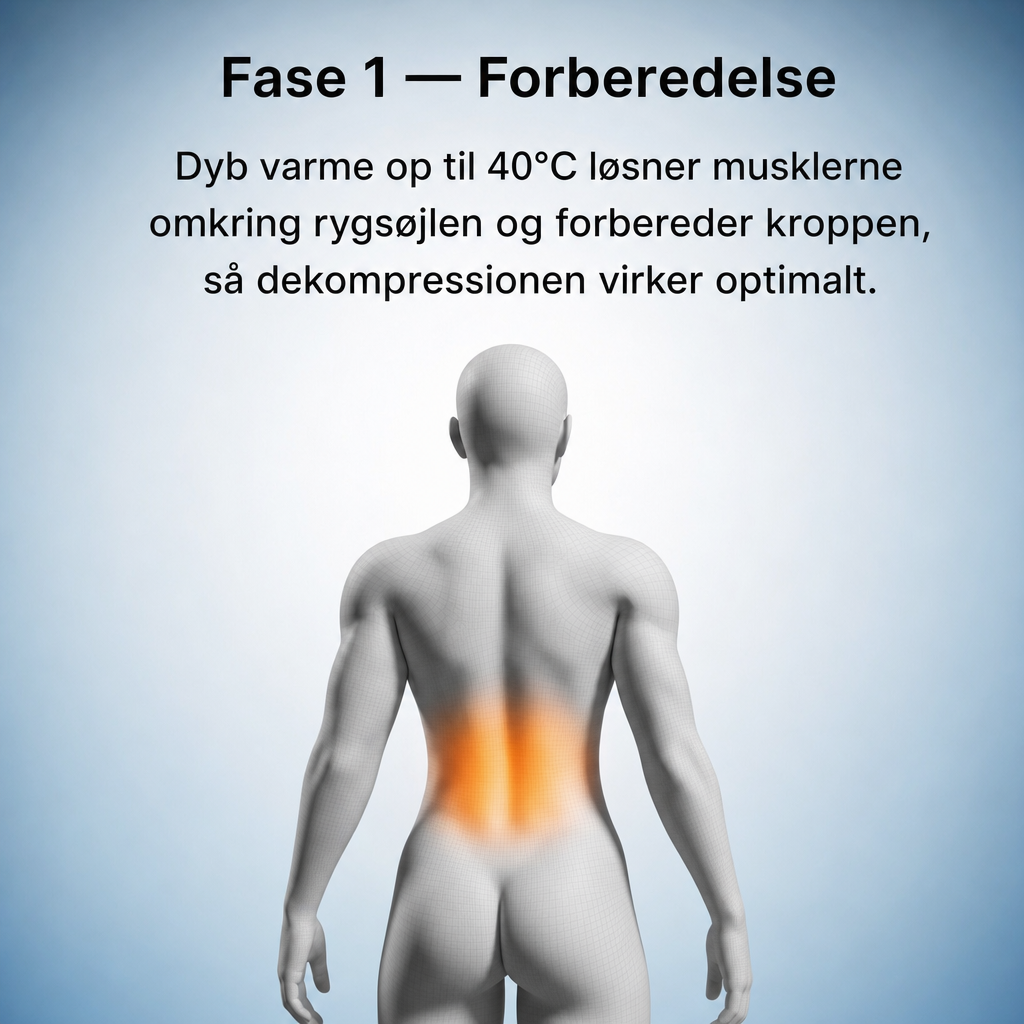 DeepComfort 3-i-1 Rygmassagepude